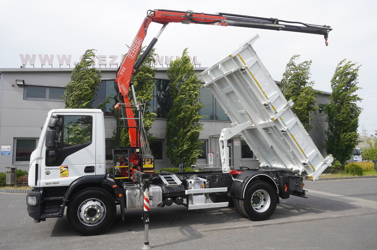 IVECO Eurocargo 160-250 / Fassi F95 crane / 120 tho. km / 3-sided tipper - Kamion s kranom: slika IVECO Eurocargo 160-250 / Fassi F95 crane / 120 tho. km / 3-sided tipper - Kamion s kranom IVECO Eurocargo 160-250 / Fassi F95 crane / 120 tho. km / 3-sided tipper - Kamion s kranom: slika IVECO Eurocargo 160-250 / Fassi F95 crane / 120 tho. km / 3-sided tipper - Kamion s kranom