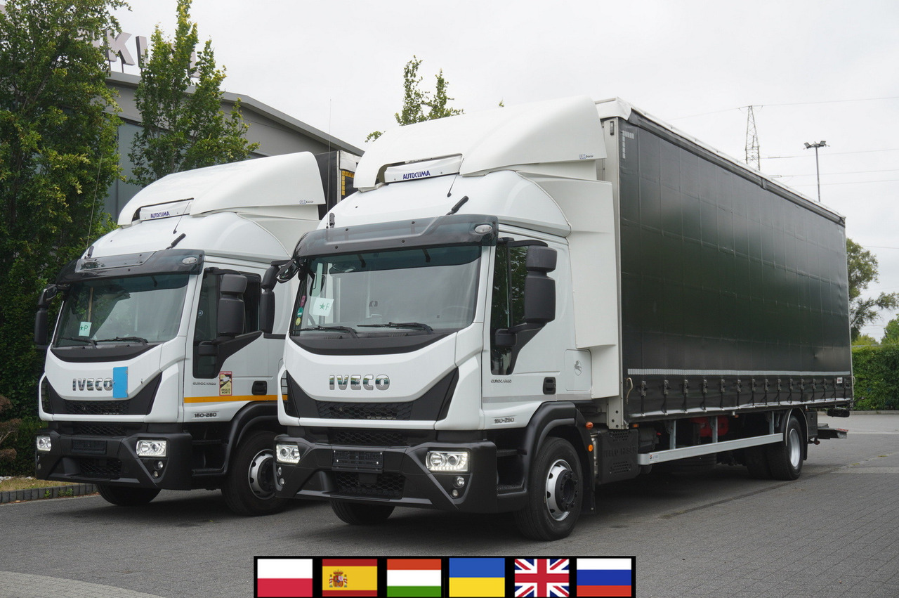 IVECO Eurocargo ML 160E28 E6 Glob / Curtainsider 21 EPAL / 2023 / 2 identical units - Kiper: slika IVECO Eurocargo ML 160E28 E6 Glob / Curtainsider 21 EPAL / 2023 / 2 identical units - Kiper IVECO Eurocargo ML 160E28 E6 Glob / Curtainsider 21 EPAL / 2023 / 2 identical units - Kiper: slika IVECO Eurocargo ML 160E28 E6 Glob / Curtainsider 21 EPAL / 2023 / 2 identical units - Kiper