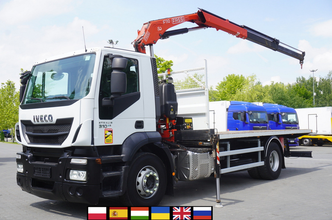 IVECO STRALIS 310 E6 / FASSI F110B / 630 MTH! / 4 t lift cap. / 19 t - Kamion s otvorenim sandukom, Kamion s kranom: slika IVECO STRALIS 310 E6 / FASSI F110B / 630 MTH! / 4 t lift cap. / 19 t - Kamion s otvorenim sandukom, Kamion s kranom IVECO STRALIS 310 E6 / FASSI F110B / 630 MTH! / 4 t lift cap. / 19 t - Kamion s otvorenim sandukom, Kamion s kranom: slika IVECO STRALIS 310 E6 / FASSI F110B / 630 MTH! / 4 t lift cap. / 19 t - Kamion s otvorenim sandukom, Kamion s kranom