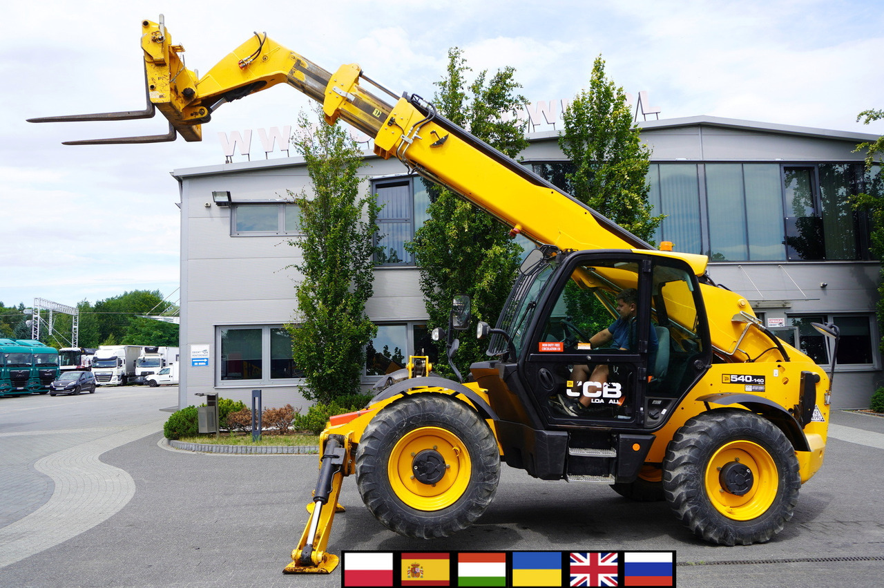 JCB 540-140 telescopic loader / 14 m range / 1800 MTH - Teleskopski utovarivač na kotačima: slika JCB 540-140 telescopic loader / 14 m range / 1800 MTH - Teleskopski utovarivač na kotačima JCB 540-140 telescopic loader / 14 m range / 1800 MTH - Teleskopski utovarivač na kotačima: slika JCB 540-140 telescopic loader / 14 m range / 1800 MTH - Teleskopski utovarivač na kotačima
