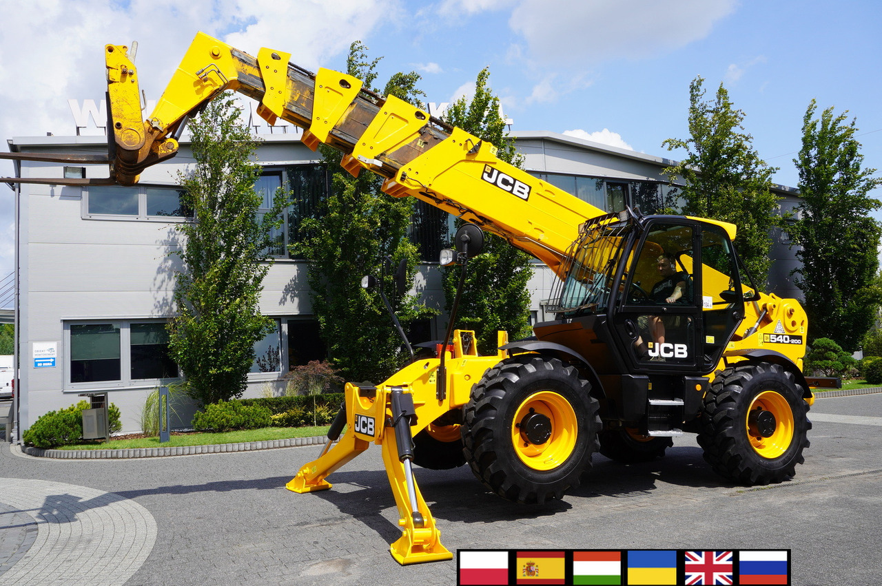 JCB 540-200 Telescopic Loader / 20 m reach / joystick - Teleskopski rukovatelj: slika JCB 540-200 Telescopic Loader / 20 m reach / joystick - Teleskopski rukovatelj JCB 540-200 Telescopic Loader / 20 m reach / joystick - Teleskopski rukovatelj: slika JCB 540-200 Telescopic Loader / 20 m reach / joystick - Teleskopski rukovatelj