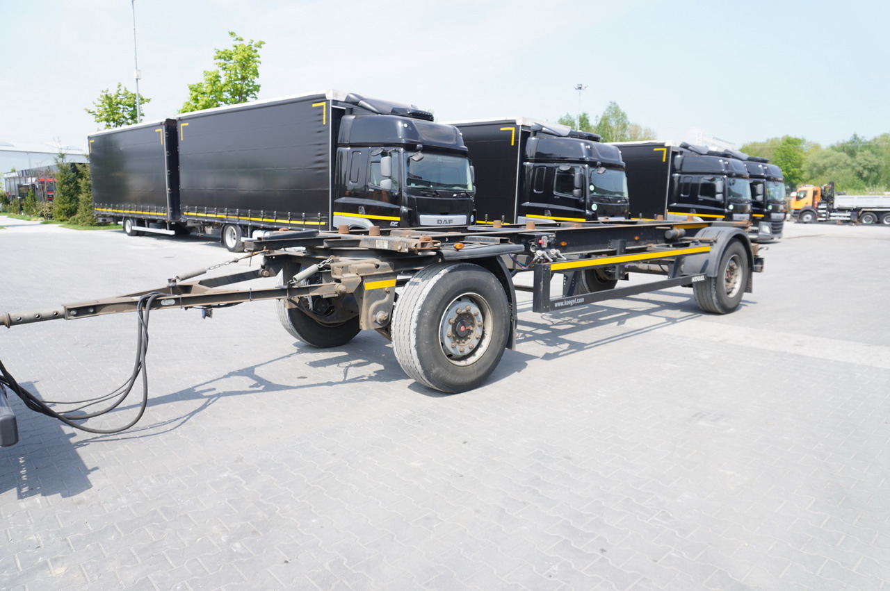 KOGEL AWE 18, two-axle, BDF, 7.5m chassis , air suspension, SAF axles - Prikolica-šasija: slika KOGEL AWE 18, two-axle, BDF, 7.5m chassis , air suspension, SAF axles - Prikolica-šasija KOGEL AWE 18, two-axle, BDF, 7.5m chassis , air suspension, SAF axles - Prikolica-šasija: slika KOGEL AWE 18, two-axle, BDF, 7.5m chassis , air suspension, SAF axles - Prikolica-šasija