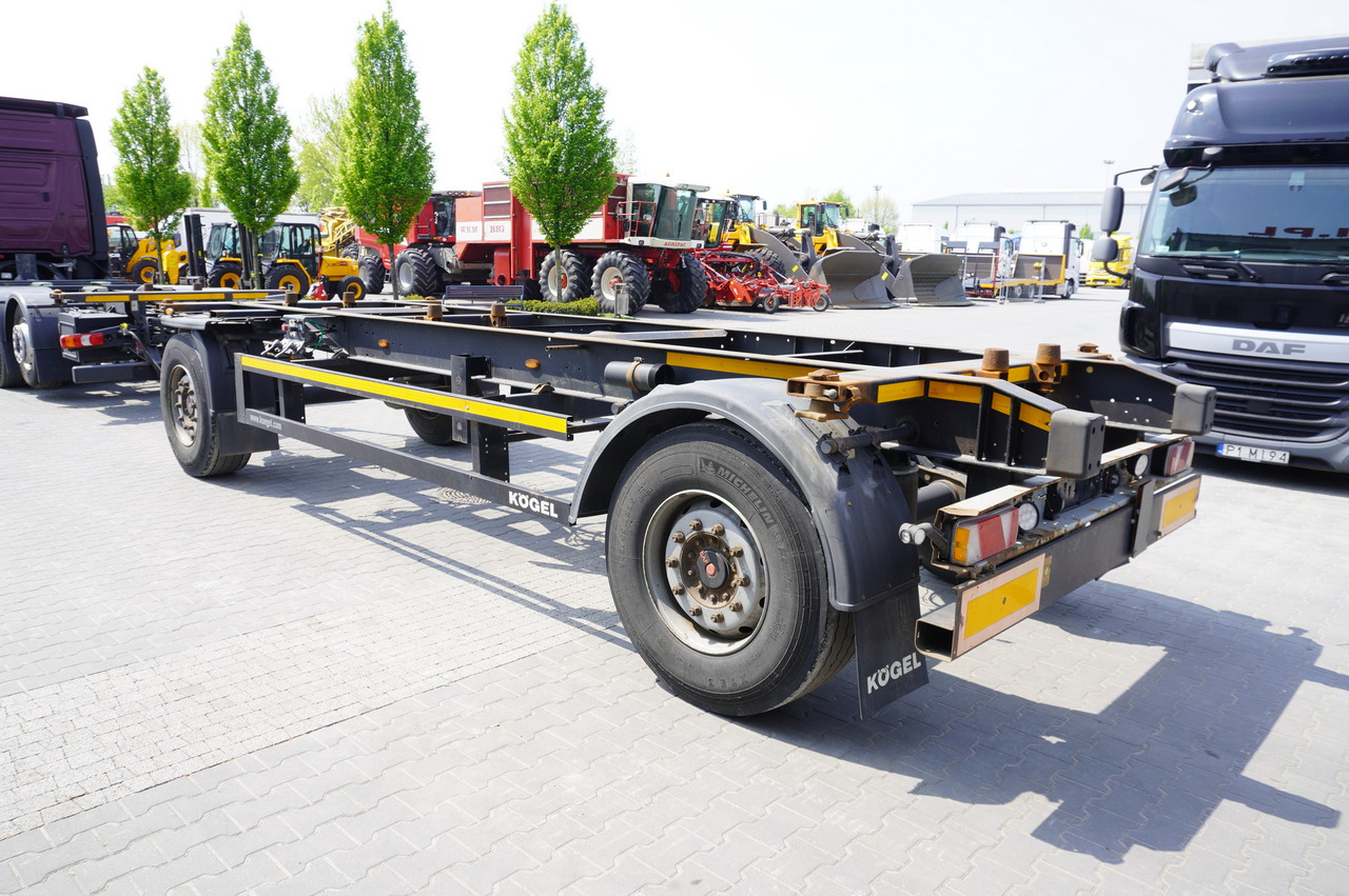 KOGEL AWE 18, two-axle, BDF, 7.5m chassis , air suspension, SAF axles - Prikolica-šasija: slika KOGEL AWE 18, two-axle, BDF, 7.5m chassis , air suspension, SAF axles - Prikolica-šasija KOGEL AWE 18, two-axle, BDF, 7.5m chassis , air suspension, SAF axles - Prikolica-šasija: slika KOGEL AWE 18, two-axle, BDF, 7.5m chassis , air suspension, SAF axles - Prikolica-šasija