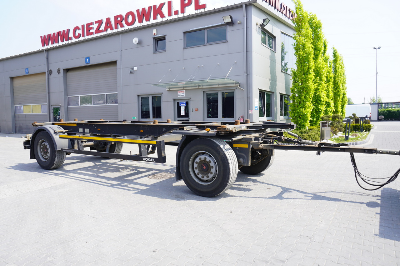 KOGEL AWE 18, two-axle, BDF, 7.5m chassis , air suspension, SAF axles - Prikolica-šasija: slika KOGEL AWE 18, two-axle, BDF, 7.5m chassis , air suspension, SAF axles - Prikolica-šasija KOGEL AWE 18, two-axle, BDF, 7.5m chassis , air suspension, SAF axles - Prikolica-šasija: slika KOGEL AWE 18, two-axle, BDF, 7.5m chassis , air suspension, SAF axles - Prikolica-šasija