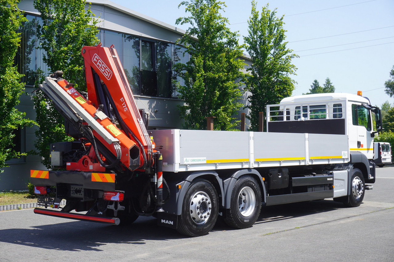 MAN TGS 26.360 Flatbed / Fassi F175 7.7 T / steered 3rd axle - Kamion s kranom: slika MAN TGS 26.360 Flatbed / Fassi F175 7.7 T / steered 3rd axle - Kamion s kranom MAN TGS 26.360 Flatbed / Fassi F175 7.7 T / steered 3rd axle - Kamion s kranom: slika MAN TGS 26.360 Flatbed / Fassi F175 7.7 T / steered 3rd axle - Kamion s kranom