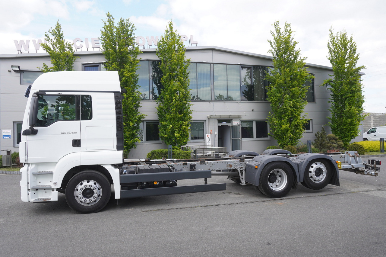 MAN TGS 26.420 / 7.5 m chassis / 14.5 t load cap. / Sleeping cab - Kamion-šasija: slika MAN TGS 26.420 / 7.5 m chassis / 14.5 t load cap. / Sleeping cab - Kamion-šasija MAN TGS 26.420 / 7.5 m chassis / 14.5 t load cap. / Sleeping cab - Kamion-šasija: slika MAN TGS 26.420 / 7.5 m chassis / 14.5 t load cap. / Sleeping cab - Kamion-šasija