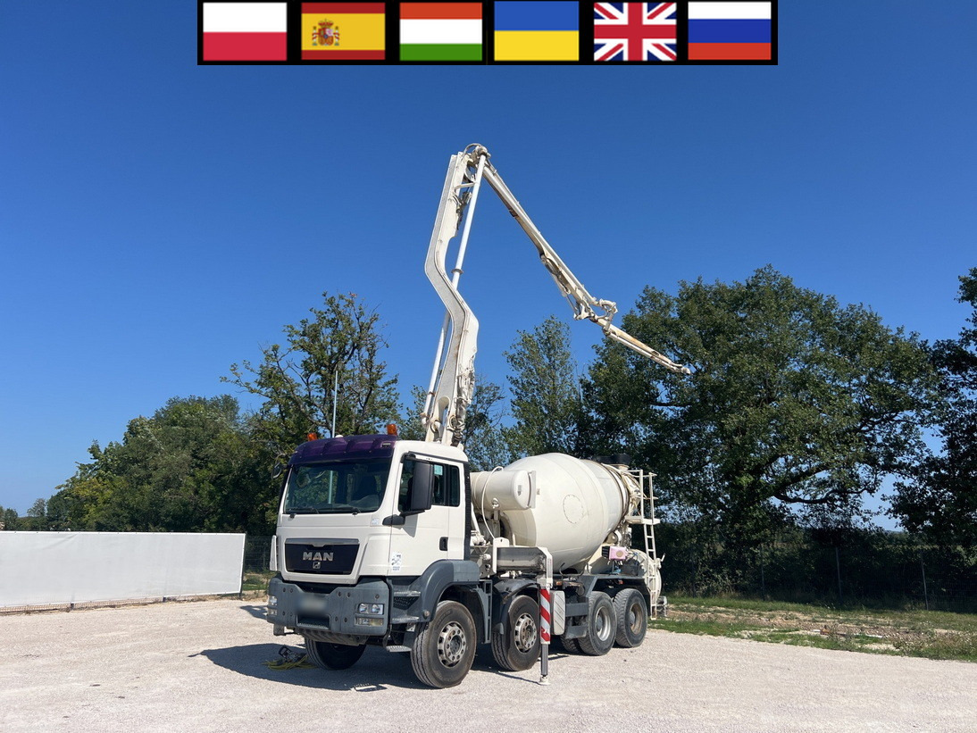 MAN TGS 32.400 8x4 Concrete Mixer Pump truck / 426 MTH !!! / 18 meters - Beton pumpa: slika MAN TGS 32.400 8x4 Concrete Mixer Pump truck / 426 MTH !!! / 18 meters - Beton pumpa MAN TGS 32.400 8x4 Concrete Mixer Pump truck / 426 MTH !!! / 18 meters - Beton pumpa: slika MAN TGS 32.400 8x4 Concrete Mixer Pump truck / 426 MTH !!! / 18 meters - Beton pumpa