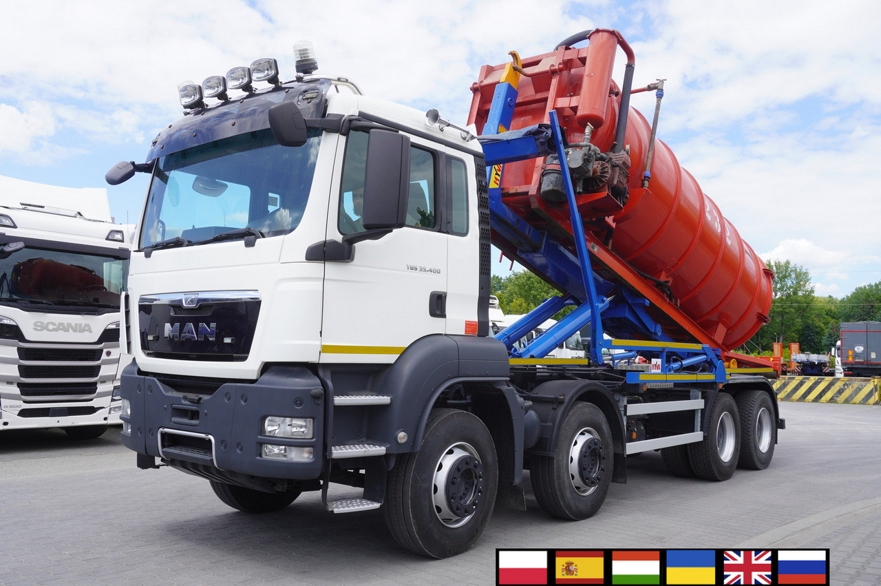 MAN TGS 35.400 8 × 4 E5 / HYVA HOOK LIFT 32.56 SE / Septic barrel 13000 L - Cisterna za gnojnicu: slika MAN TGS 35.400 8 × 4 E5 / HYVA HOOK LIFT 32.56 SE / Septic barrel 13000 L - Cisterna za gnojnicu MAN TGS 35.400 8 × 4 E5 / HYVA HOOK LIFT 32.56 SE / Septic barrel 13000 L - Cisterna za gnojnicu: slika MAN TGS 35.400 8 × 4 E5 / HYVA HOOK LIFT 32.56 SE / Septic barrel 13000 L - Cisterna za gnojnicu