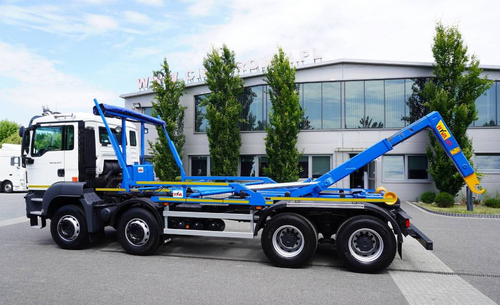 MAN TGS 35.400 8×4 HYVA LIFT 32.56 SE hooklift - Kamion s kukastom dizalicom: slika MAN TGS 35.400 8×4 HYVA LIFT 32.56 SE hooklift - Kamion s kukastom dizalicom MAN TGS 35.400 8×4 HYVA LIFT 32.56 SE hooklift - Kamion s kukastom dizalicom: slika MAN TGS 35.400 8×4 HYVA LIFT 32.56 SE hooklift - Kamion s kukastom dizalicom