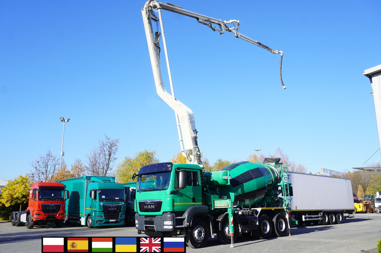 MAN TGS 35.480 8x4 Concrete Mixer Pump truck / Putzmeister M24-3 / 1600 MTH! - Automješalica: slika MAN TGS 35.480 8x4 Concrete Mixer Pump truck / Putzmeister M24-3 / 1600 MTH! - Automješalica MAN TGS 35.480 8x4 Concrete Mixer Pump truck / Putzmeister M24-3 / 1600 MTH! - Automješalica: slika MAN TGS 35.480 8x4 Concrete Mixer Pump truck / Putzmeister M24-3 / 1600 MTH! - Automješalica
