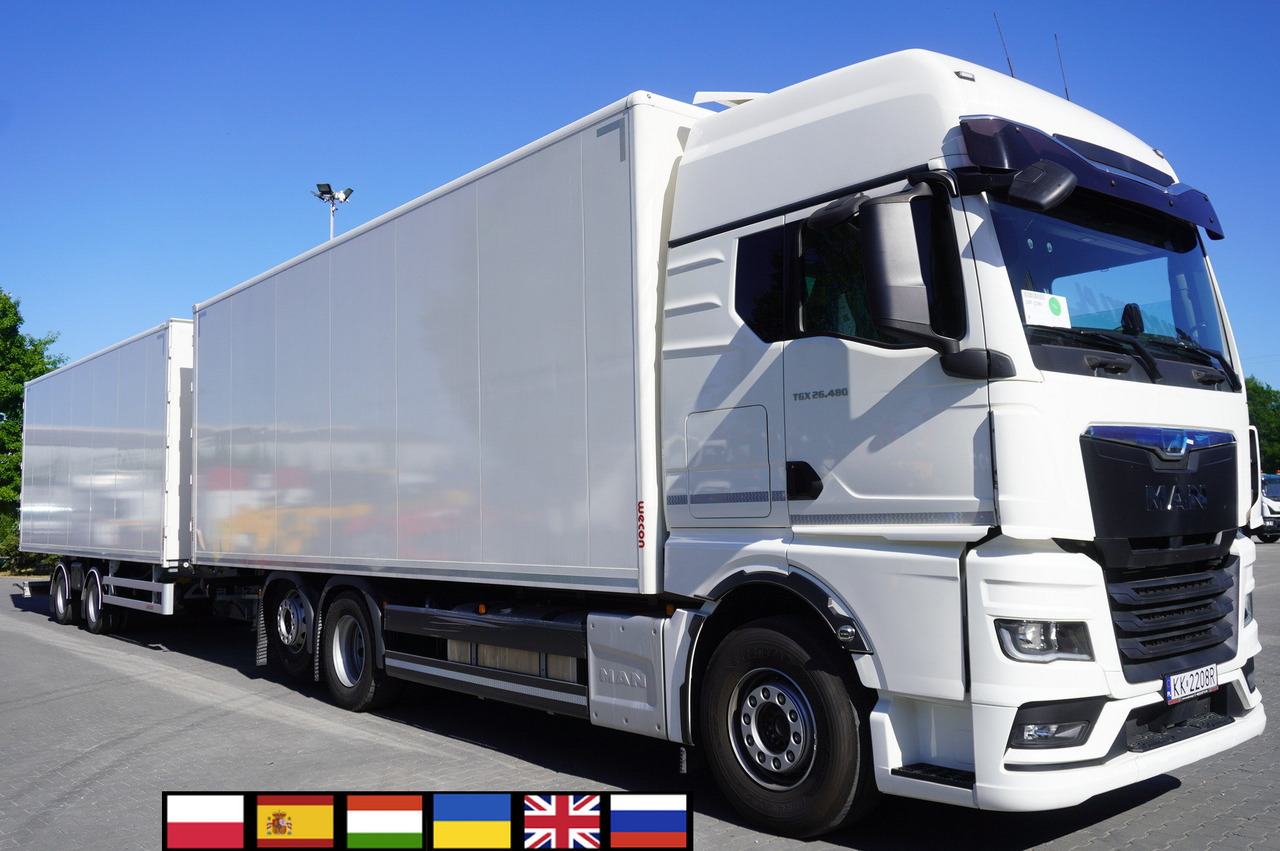 MAN TGX 26.480 6×2-2 LL CH NEW / 19 EPAL box / New Wecon walkthrough box trailer 19 EPAL / 2025.06 !!! - Kamion sandučar: slika MAN TGX 26.480 6×2-2 LL CH NEW / 19 EPAL box / New Wecon walkthrough box trailer 19 EPAL / 2025.06 !!! - Kamion sandučar MAN TGX 26.480 6×2-2 LL CH NEW / 19 EPAL box / New Wecon walkthrough box trailer 19 EPAL / 2025.06 !!! - Kamion sandučar: slika MAN TGX 26.480 6×2-2 LL CH NEW / 19 EPAL box / New Wecon walkthrough box trailer 19 EPAL / 2025.06 !!! - Kamion sandučar