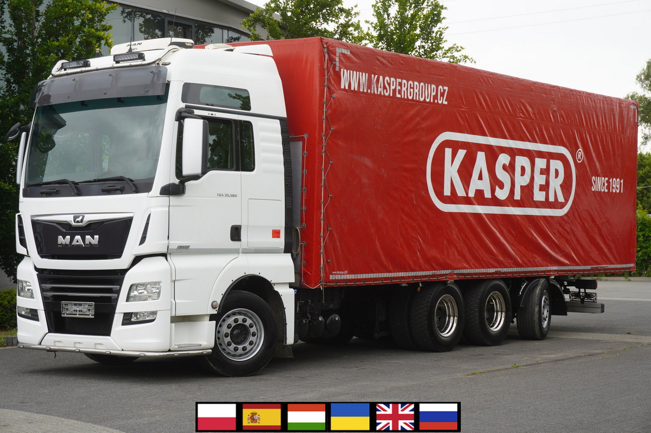 MAN TGX 35.580 E6 8x4 /4 / 23 EPAL tarp superstructure / 4th axle steered - Kamion s ceradom: slika MAN TGX 35.580 E6 8x4 /4 / 23 EPAL tarp superstructure / 4th axle steered - Kamion s ceradom MAN TGX 35.580 E6 8x4 /4 / 23 EPAL tarp superstructure / 4th axle steered - Kamion s ceradom: slika MAN TGX 35.580 E6 8x4 /4 / 23 EPAL tarp superstructure / 4th axle steered - Kamion s ceradom