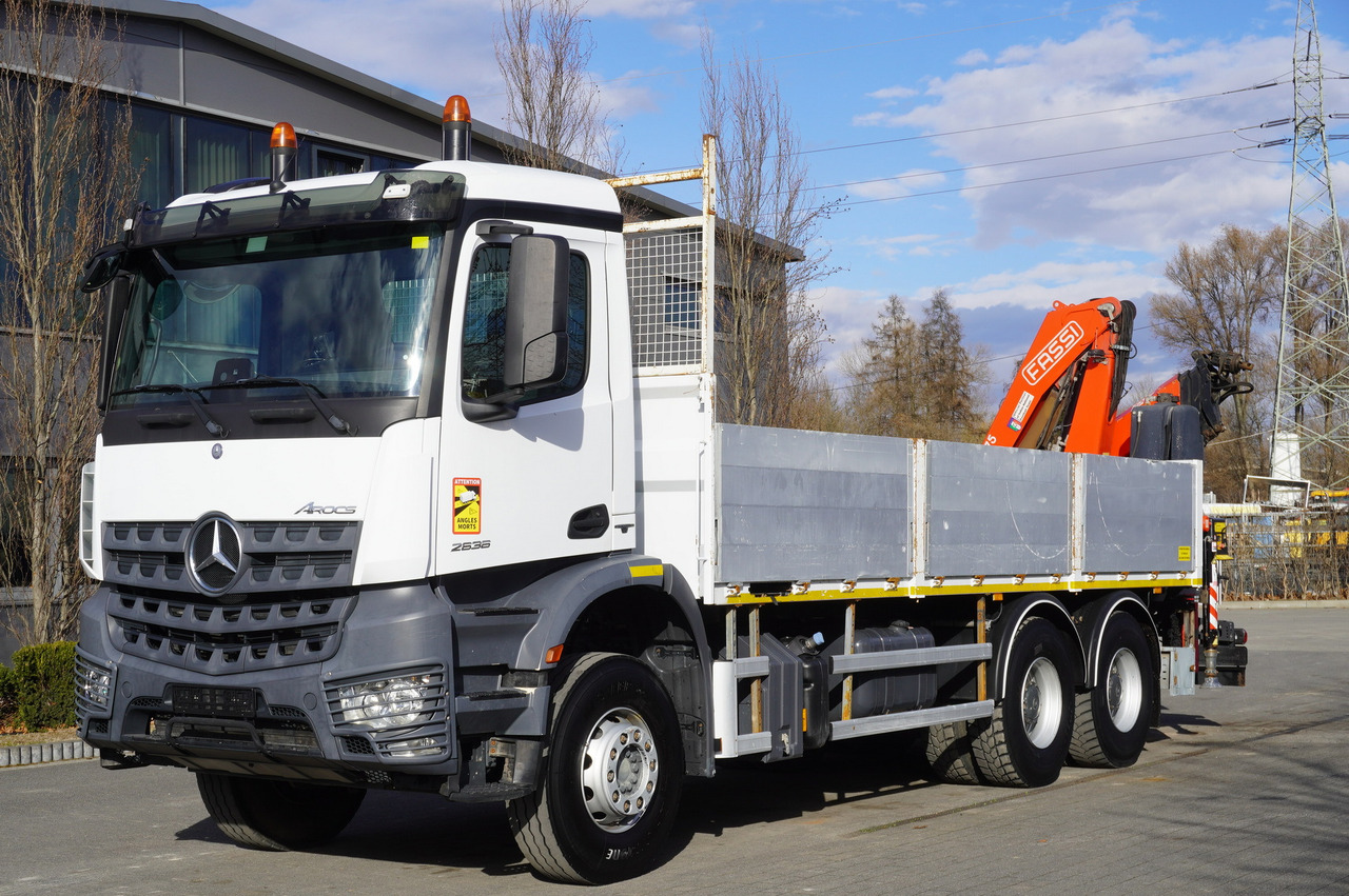 MERCEDES-BENZ AROCS 2636 Flatbed / HDS FASSI F175 7.7 T / 150,000 km - Kamion s otvorenim sandukom, Kamion s kranom: slika MERCEDES-BENZ AROCS 2636 Flatbed / HDS FASSI F175 7.7 T / 150,000 km - Kamion s otvorenim sandukom, Kamion s kranom MERCEDES-BENZ AROCS 2636 Flatbed / HDS FASSI F175 7.7 T / 150,000 km - Kamion s otvorenim sandukom, Kamion s kranom: slika MERCEDES-BENZ AROCS 2636 Flatbed / HDS FASSI F175 7.7 T / 150,000 km - Kamion s otvorenim sandukom, Kamion s kranom