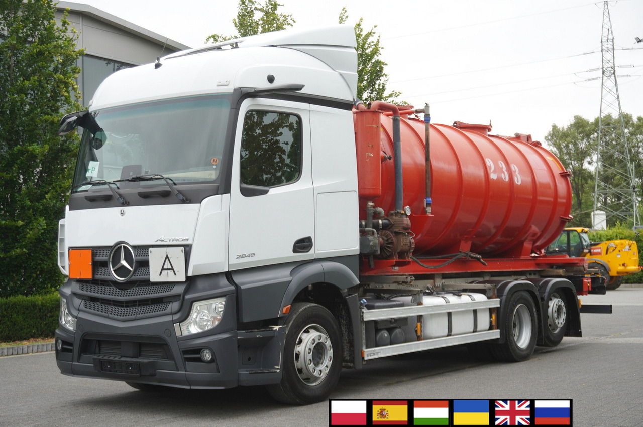 MERCEDES-BENZ Actros 2545 6 × 2 MP5 / NEW septic barrel 13000 L - Kamion cisterna: slika MERCEDES-BENZ Actros 2545 6 × 2 MP5 / NEW septic barrel 13000 L - Kamion cisterna MERCEDES-BENZ Actros 2545 6 × 2 MP5 / NEW septic barrel 13000 L - Kamion cisterna: slika MERCEDES-BENZ Actros 2545 6 × 2 MP5 / NEW septic barrel 13000 L - Kamion cisterna