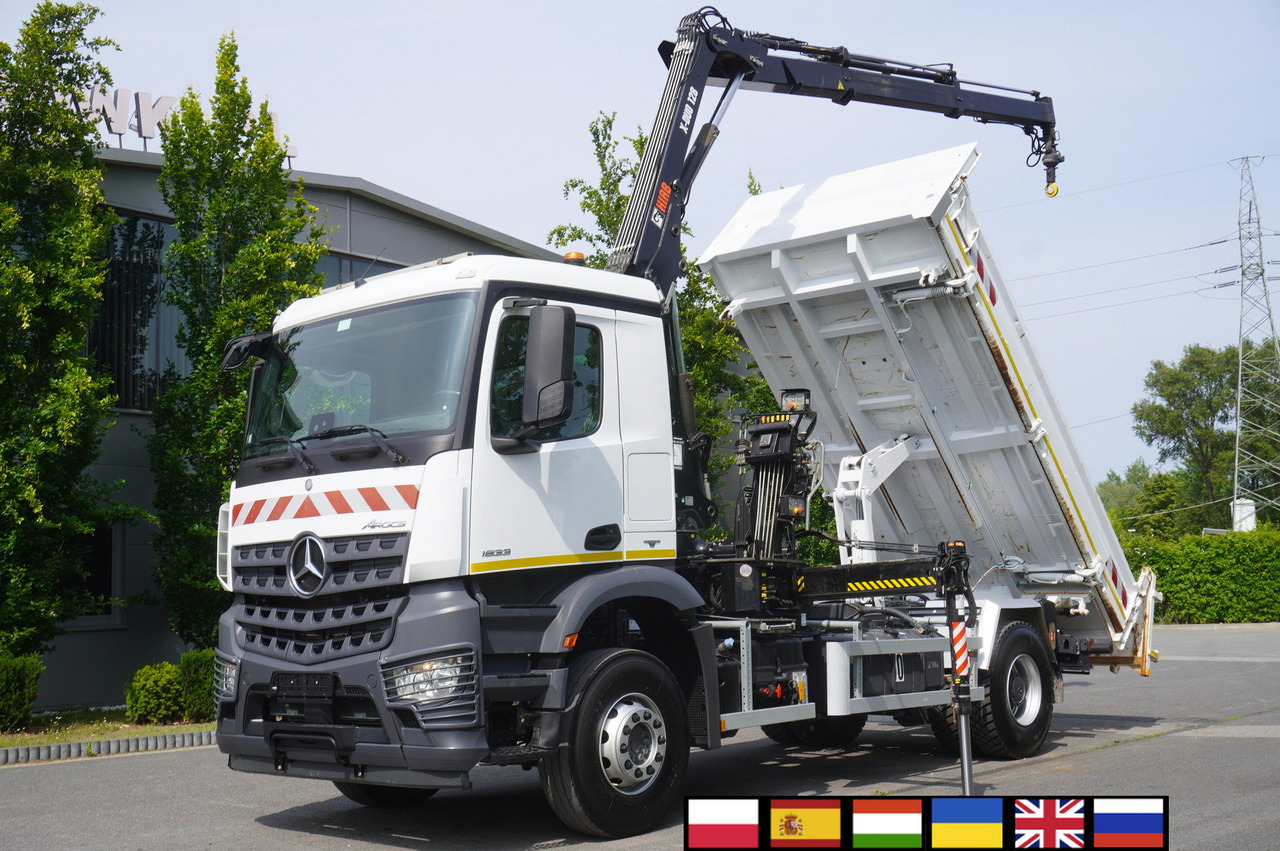 MERCEDES-BENZ Arocs 1833 / 87,000 km!!! / Hds HIAB X-DUO 128 B-2 / three-sided tipper - Kamion s kranom, Kamion s kranom: slika MERCEDES-BENZ Arocs 1833 / 87,000 km!!! / Hds HIAB X-DUO 128 B-2 / three-sided tipper - Kamion s kranom, Kamion s kranom MERCEDES-BENZ Arocs 1833 / 87,000 km!!! / Hds HIAB X-DUO 128 B-2 / three-sided tipper - Kamion s kranom, Kamion s kranom: slika MERCEDES-BENZ Arocs 1833 / 87,000 km!!! / Hds HIAB X-DUO 128 B-2 / three-sided tipper - Kamion s kranom, Kamion s kranom