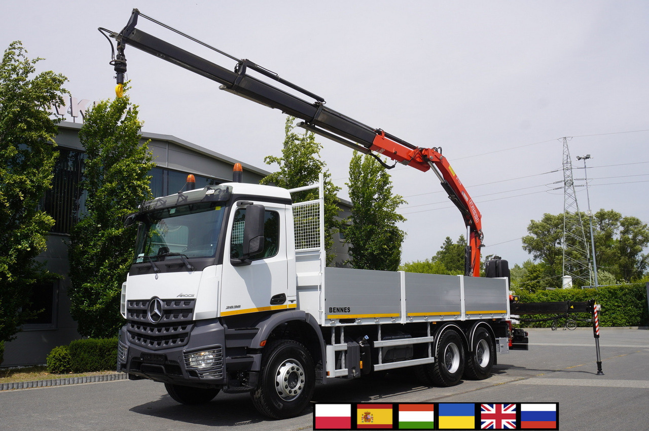 MERCEDES-BENZ Arocs 2633 flatbed truck / Crane FASSI F155A.0.23 / REMOTE CONTROL / 230,000 km - Kamion s kranom: slika MERCEDES-BENZ Arocs 2633 flatbed truck / Crane FASSI F155A.0.23 / REMOTE CONTROL / 230,000 km - Kamion s kranom MERCEDES-BENZ Arocs 2633 flatbed truck / Crane FASSI F155A.0.23 / REMOTE CONTROL / 230,000 km - Kamion s kranom: slika MERCEDES-BENZ Arocs 2633 flatbed truck / Crane FASSI F155A.0.23 / REMOTE CONTROL / 230,000 km - Kamion s kranom