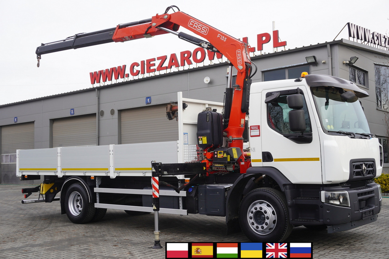 RENAULT C280 DTI 8 / FASSI crane 5.6 T / range 8 m / Flatbed 15 EPAL - Kamion s otvorenim sandukom, Kamion s kranom: slika RENAULT C280 DTI 8 / FASSI crane 5.6 T / range 8 m / Flatbed 15 EPAL - Kamion s otvorenim sandukom, Kamion s kranom RENAULT C280 DTI 8 / FASSI crane 5.6 T / range 8 m / Flatbed 15 EPAL - Kamion s otvorenim sandukom, Kamion s kranom: slika RENAULT C280 DTI 8 / FASSI crane 5.6 T / range 8 m / Flatbed 15 EPAL - Kamion s otvorenim sandukom, Kamion s kranom