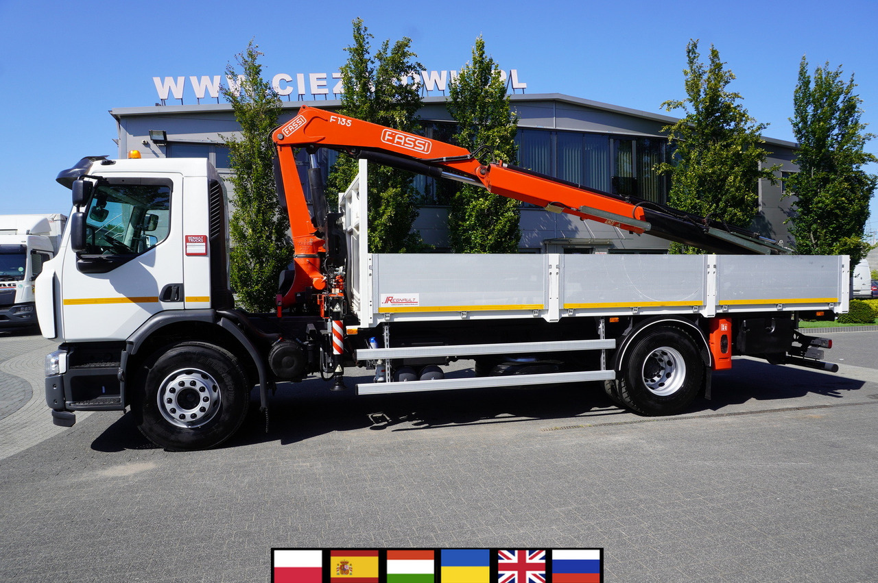 RENAULT C280 DTI 8 / FASSI crane 5.6 T / range 8 m / Flatbed 15 EPAL - Kamion s otvorenim sandukom, Kamion s kranom: slika RENAULT C280 DTI 8 / FASSI crane 5.6 T / range 8 m / Flatbed 15 EPAL - Kamion s otvorenim sandukom, Kamion s kranom RENAULT C280 DTI 8 / FASSI crane 5.6 T / range 8 m / Flatbed 15 EPAL - Kamion s otvorenim sandukom, Kamion s kranom: slika RENAULT C280 DTI 8 / FASSI crane 5.6 T / range 8 m / Flatbed 15 EPAL - Kamion s otvorenim sandukom, Kamion s kranom