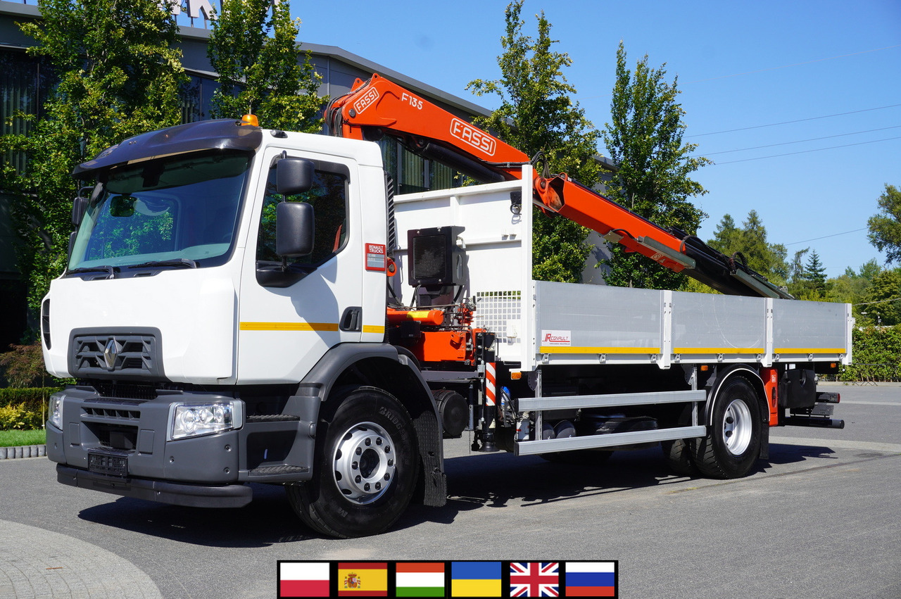 RENAULT C280 DTI 8 / FASSI crane 5.6 T / range 8 m / Flatbed 15 EPAL - Kamion s otvorenim sandukom, Kamion s kranom: slika RENAULT C280 DTI 8 / FASSI crane 5.6 T / range 8 m / Flatbed 15 EPAL - Kamion s otvorenim sandukom, Kamion s kranom RENAULT C280 DTI 8 / FASSI crane 5.6 T / range 8 m / Flatbed 15 EPAL - Kamion s otvorenim sandukom, Kamion s kranom: slika RENAULT C280 DTI 8 / FASSI crane 5.6 T / range 8 m / Flatbed 15 EPAL - Kamion s otvorenim sandukom, Kamion s kranom