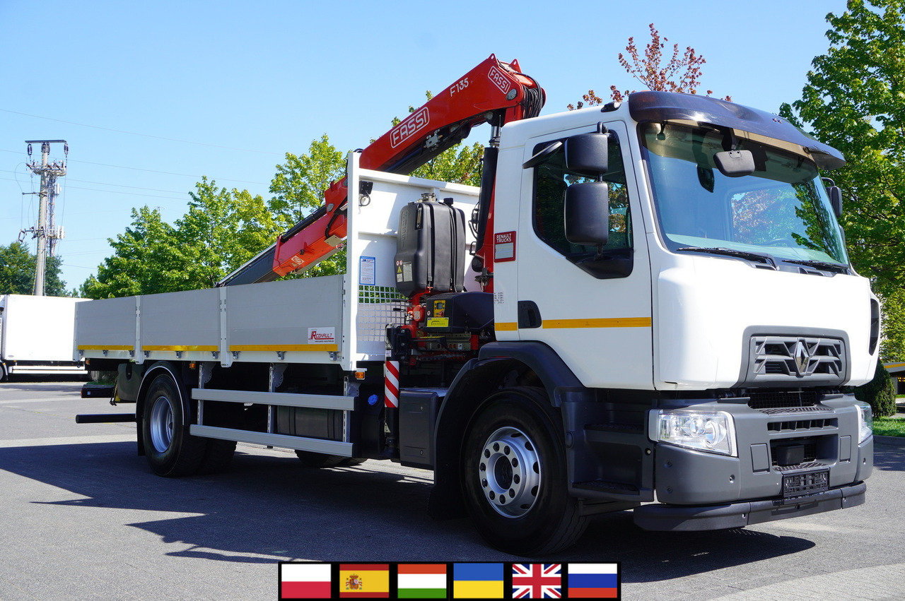 RENAULT C280 DTI 8 / FASSI crane 5.6 T / range 8 m / Flatbed 15 EPAL - Kamion s otvorenim sandukom, Kamion s kranom: slika RENAULT C280 DTI 8 / FASSI crane 5.6 T / range 8 m / Flatbed 15 EPAL - Kamion s otvorenim sandukom, Kamion s kranom RENAULT C280 DTI 8 / FASSI crane 5.6 T / range 8 m / Flatbed 15 EPAL - Kamion s otvorenim sandukom, Kamion s kranom: slika RENAULT C280 DTI 8 / FASSI crane 5.6 T / range 8 m / Flatbed 15 EPAL - Kamion s otvorenim sandukom, Kamion s kranom