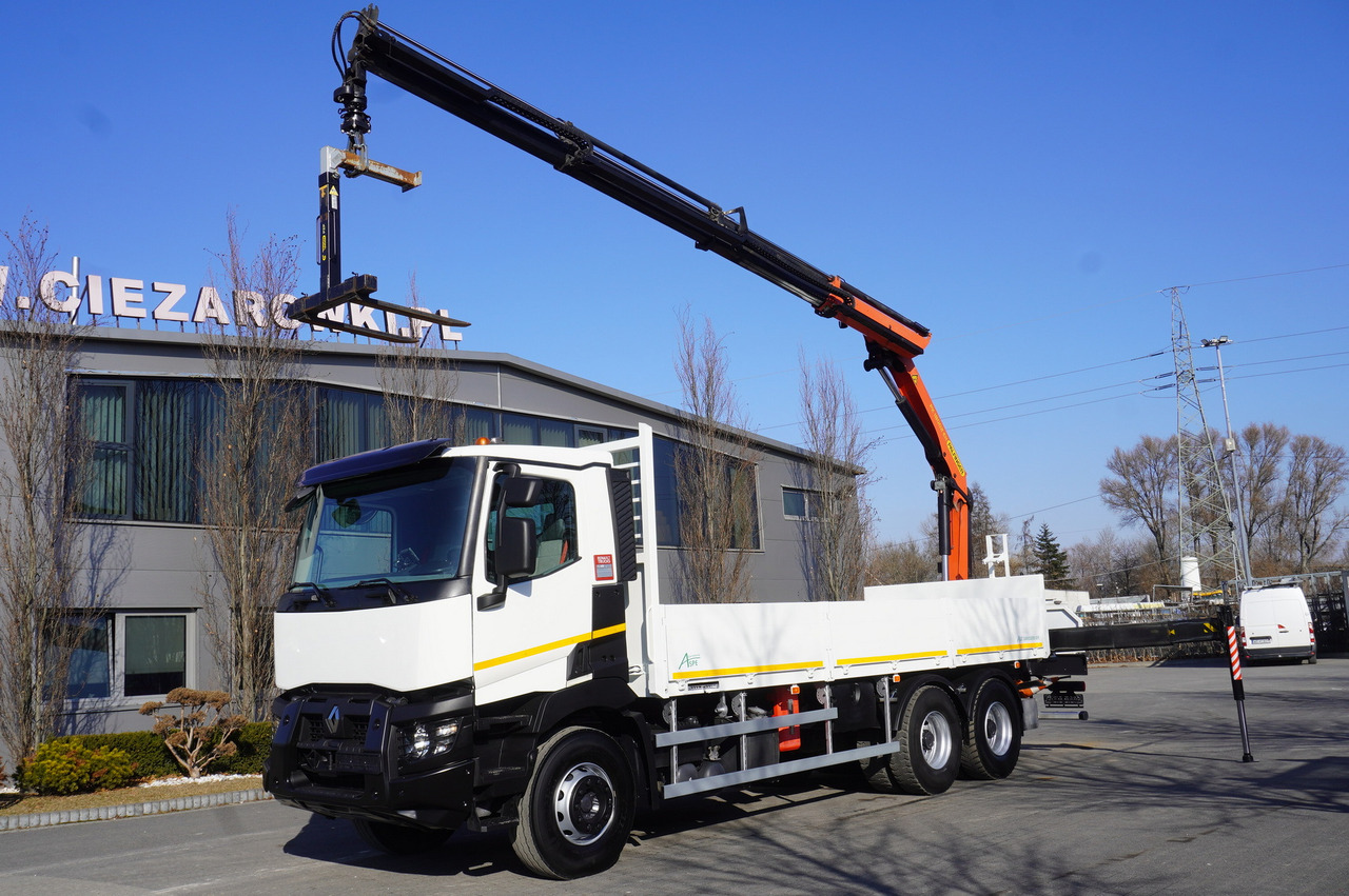 RENAULT C380 / 6x4 / HDS Palfinger PK 18002-EH 6000 kg - Kamion s otvorenim sandukom, Kamion s kranom: slika RENAULT C380 / 6x4 / HDS Palfinger PK 18002-EH 6000 kg - Kamion s otvorenim sandukom, Kamion s kranom RENAULT C380 / 6x4 / HDS Palfinger PK 18002-EH 6000 kg - Kamion s otvorenim sandukom, Kamion s kranom: slika RENAULT C380 / 6x4 / HDS Palfinger PK 18002-EH 6000 kg - Kamion s otvorenim sandukom, Kamion s kranom
