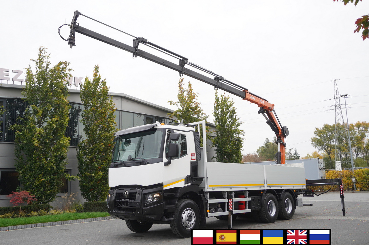 RENAULT C380 Comfort 6x4 / Atlas 172.3E crane / Range 12.3 m / capacity 6.1 t / Flatbed 17 EPAL - Kamion s kranom: slika RENAULT C380 Comfort 6x4 / Atlas 172.3E crane / Range 12.3 m / capacity 6.1 t / Flatbed 17 EPAL - Kamion s kranom RENAULT C380 Comfort 6x4 / Atlas 172.3E crane / Range 12.3 m / capacity 6.1 t / Flatbed 17 EPAL - Kamion s kranom: slika RENAULT C380 Comfort 6x4 / Atlas 172.3E crane / Range 12.3 m / capacity 6.1 t / Flatbed 17 EPAL - Kamion s kranom