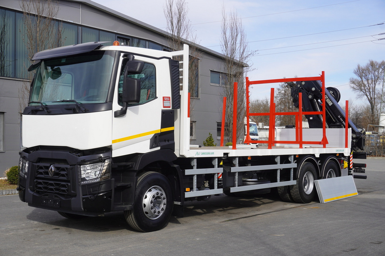 RENAULT C430 / HIAB 244 EP-5 HIDUO crane 8400 kg 15 m / Platform with stanchions - Traktorska šumska prikolica: slika RENAULT C430 / HIAB 244 EP-5 HIDUO crane 8400 kg 15 m / Platform with stanchions - Traktorska šumska prikolica RENAULT C430 / HIAB 244 EP-5 HIDUO crane 8400 kg 15 m / Platform with stanchions - Traktorska šumska prikolica: slika RENAULT C430 / HIAB 244 EP-5 HIDUO crane 8400 kg 15 m / Platform with stanchions - Traktorska šumska prikolica