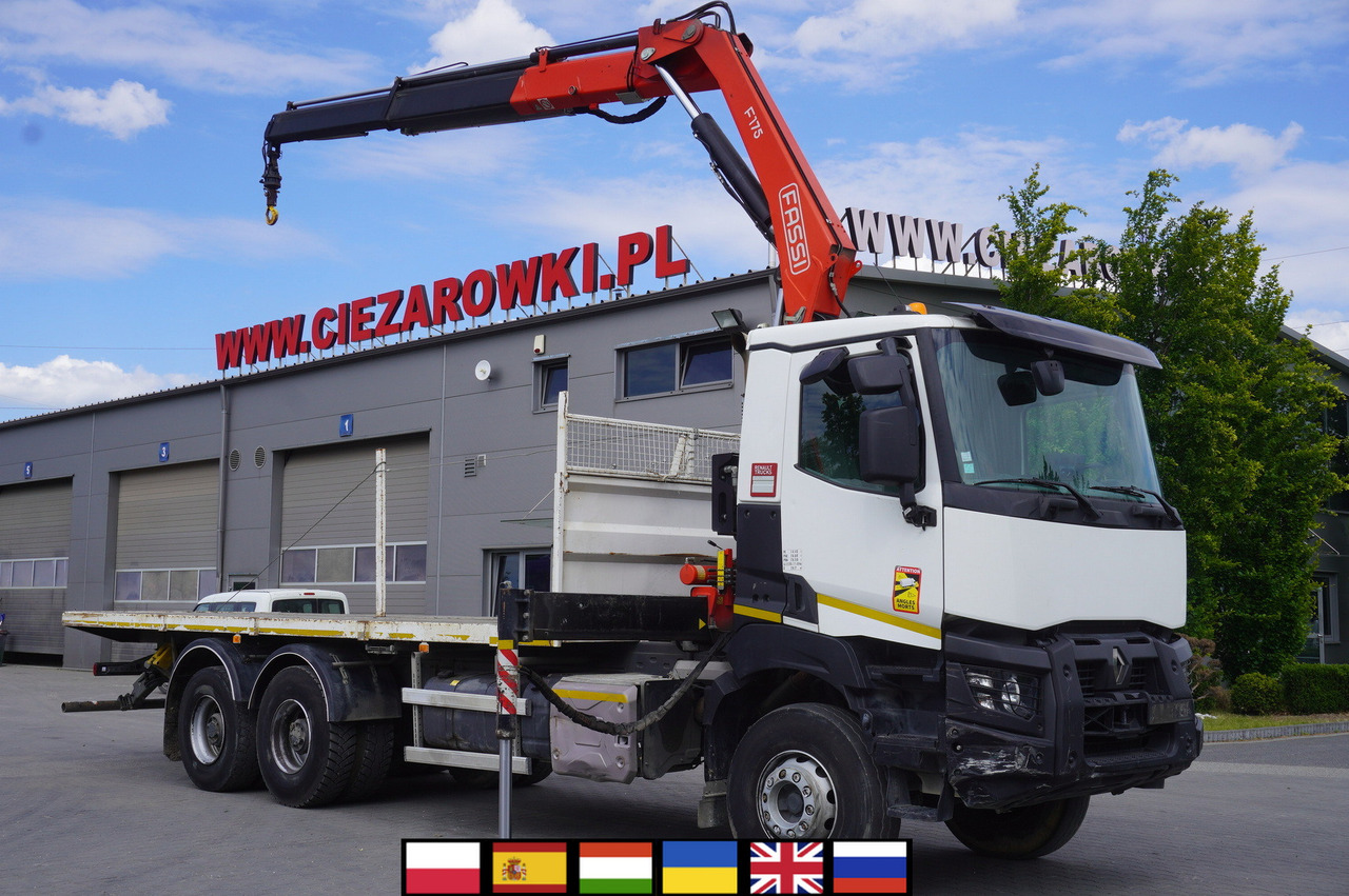 RENAULT K380 6x4 / FASSI F175 crane 7.85 t / 120 thousand km! - Kamion s otvorenim sandukom, Kamion s kranom: slika RENAULT K380 6x4 / FASSI F175 crane 7.85 t / 120 thousand km! - Kamion s otvorenim sandukom, Kamion s kranom RENAULT K380 6x4 / FASSI F175 crane 7.85 t / 120 thousand km! - Kamion s otvorenim sandukom, Kamion s kranom: slika RENAULT K380 6x4 / FASSI F175 crane 7.85 t / 120 thousand km! - Kamion s otvorenim sandukom, Kamion s kranom