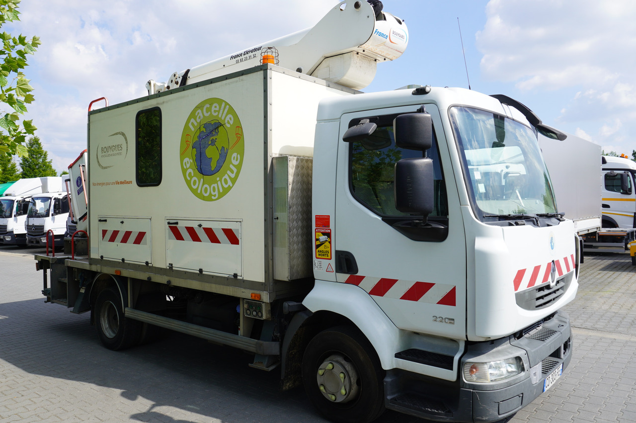 RENAULT Midlum 220 DXi 16m lift - Podizna platforma montirana na kamion: slika RENAULT Midlum 220 DXi 16m lift - Podizna platforma montirana na kamion RENAULT Midlum 220 DXi 16m lift - Podizna platforma montirana na kamion: slika RENAULT Midlum 220 DXi 16m lift - Podizna platforma montirana na kamion