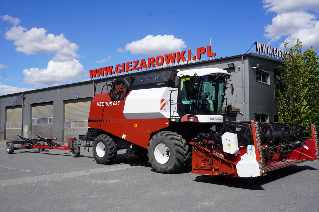ROSTSELMASH VECTOR 425 RSM-101 grain harvester + Header 5 m + rapeseed harvesting extension / 2300 MTH - Kombajn za žetvu: slika ROSTSELMASH VECTOR 425 RSM-101 grain harvester + Header 5 m + rapeseed harvesting extension / 2300 MTH - Kombajn za žetvu ROSTSELMASH VECTOR 425 RSM-101 grain harvester + Header 5 m + rapeseed harvesting extension / 2300 MTH - Kombajn za žetvu: slika ROSTSELMASH VECTOR 425 RSM-101 grain harvester + Header 5 m + rapeseed harvesting extension / 2300 MTH - Kombajn za žetvu