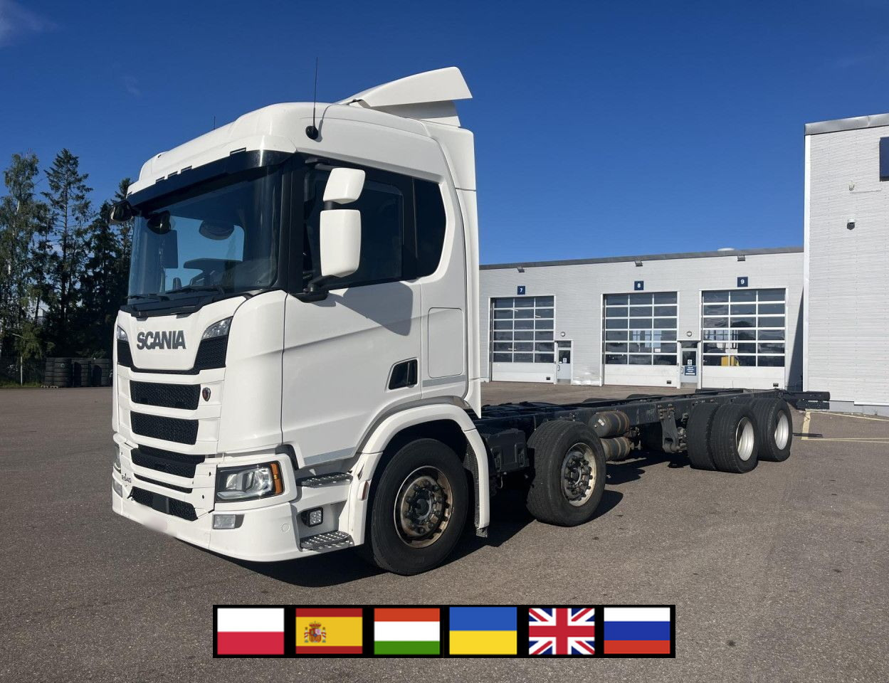 SCANIA R 540 B8x4NB / Truck chassis / Sleeper cab - Kamion s kranom: slika SCANIA R 540 B8x4NB / Truck chassis / Sleeper cab - Kamion s kranom SCANIA R 540 B8x4NB / Truck chassis / Sleeper cab - Kamion s kranom: slika SCANIA R 540 B8x4NB / Truck chassis / Sleeper cab - Kamion s kranom