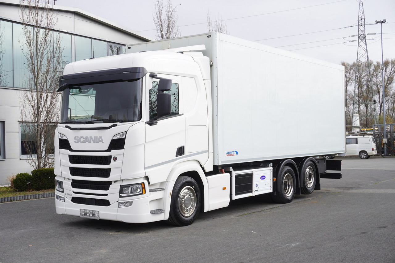 SCANIA R500 / Schmitz meat hook refrigerator / Carrier Supra 950U / 3rd steered axle - Kamion hladnjača: slika SCANIA R500 / Schmitz meat hook refrigerator / Carrier Supra 950U / 3rd steered axle - Kamion hladnjača SCANIA R500 / Schmitz meat hook refrigerator / Carrier Supra 950U / 3rd steered axle - Kamion hladnjača: slika SCANIA R500 / Schmitz meat hook refrigerator / Carrier Supra 950U / 3rd steered axle - Kamion hladnjača
