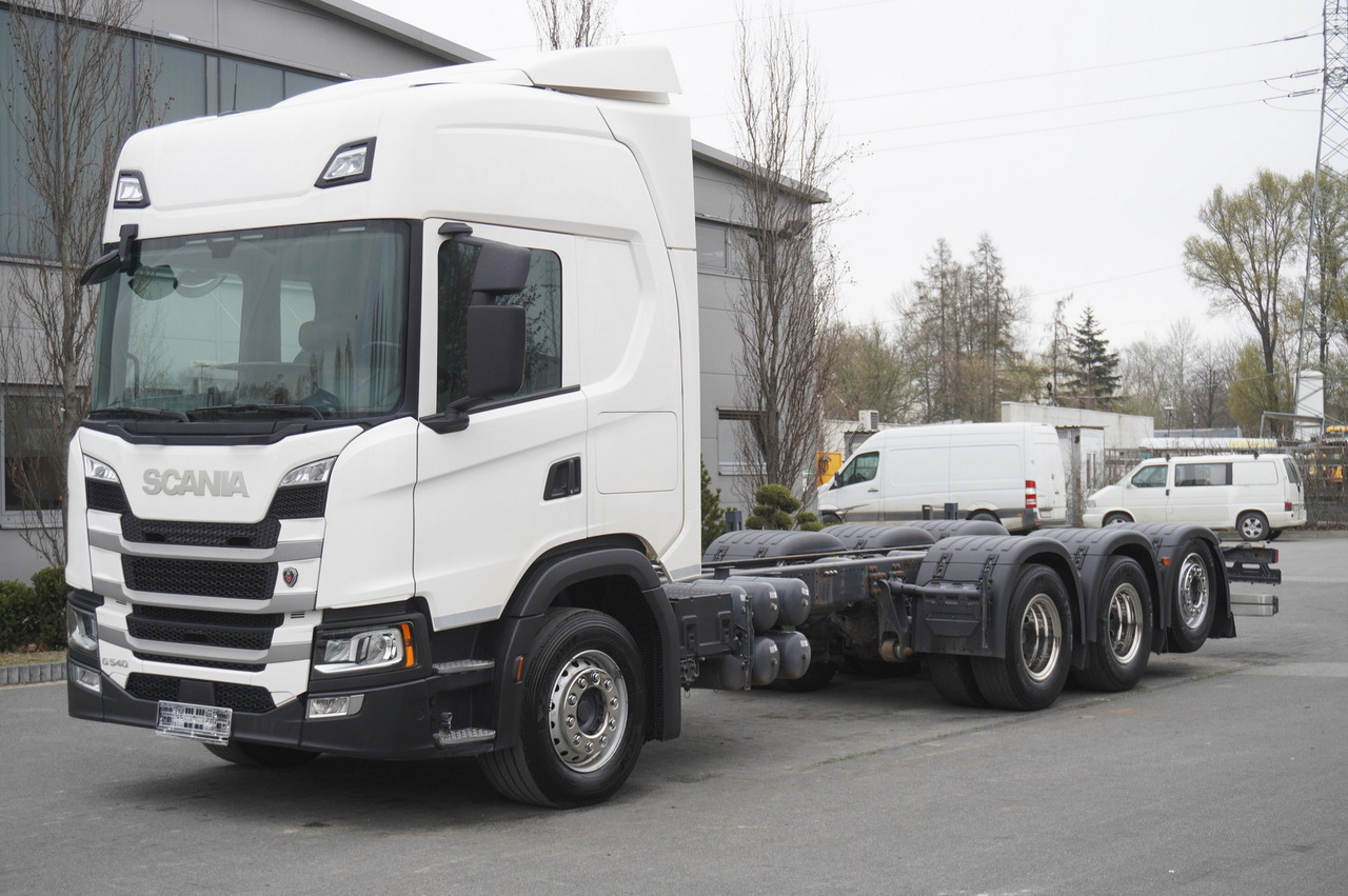 Scania G540 8x4 / Chassis 8.7 m / Steered axle / 2021 - Kamion s kranom: slika Scania G540 8x4 / Chassis 8.7 m / Steered axle / 2021 - Kamion s kranom Scania G540 8x4 / Chassis 8.7 m / Steered axle / 2021 - Kamion s kranom: slika Scania G540 8x4 / Chassis 8.7 m / Steered axle / 2021 - Kamion s kranom