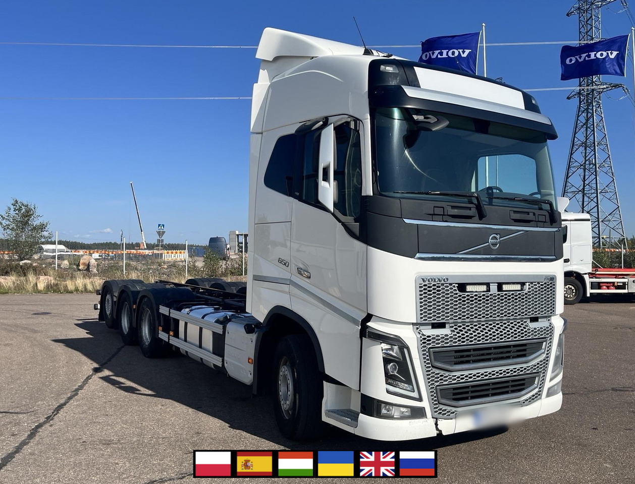 VOLVO FH 650 8x4 / Truck chassis / Sleeper cab - Kamion-šasija: slika VOLVO FH 650 8x4 / Truck chassis / Sleeper cab - Kamion-šasija VOLVO FH 650 8x4 / Truck chassis / Sleeper cab - Kamion-šasija: slika VOLVO FH 650 8x4 / Truck chassis / Sleeper cab - Kamion-šasija