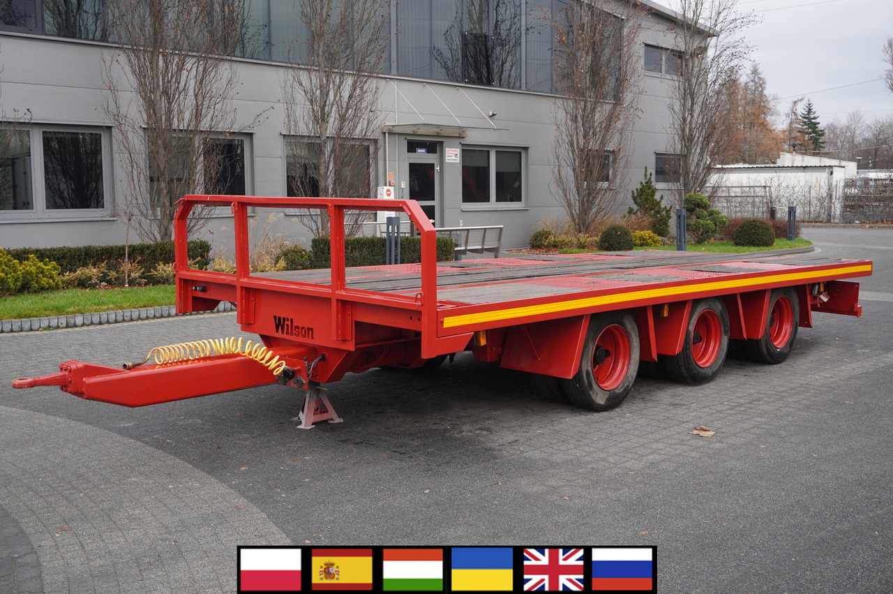 Wilson CTAA3 Flatbed trailer - Prikolica plato/ Otvoreni sanduk: slika Wilson CTAA3 Flatbed trailer - Prikolica plato/ Otvoreni sanduk Wilson CTAA3 Flatbed trailer - Prikolica plato/ Otvoreni sanduk: slika Wilson CTAA3 Flatbed trailer - Prikolica plato/ Otvoreni sanduk
