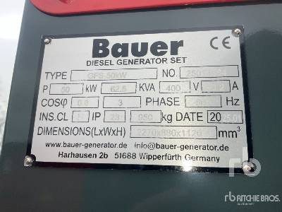 BAUER GENERATOREN GFS-50 ATS 62.5 kVA (Unused) - Generatorski set: slika BAUER GENERATOREN GFS-50 ATS 62.5 kVA (Unused) - Generatorski set BAUER GENERATOREN GFS-50 ATS 62.5 kVA (Unused) - Generatorski set: slika BAUER GENERATOREN GFS-50 ATS 62.5 kVA (Unused) - Generatorski set