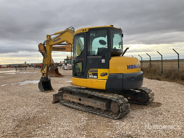 2011 Komatsu PC80MR-3 Mini Excavator: <6.6t - Mini bager: slika 2011 Komatsu PC80MR-3 Mini Excavator: <6.6t - Mini bager 2011 Komatsu PC80MR-3 Mini Excavator: <6.6t - Mini bager: slika 2011 Komatsu PC80MR-3 Mini Excavator: <6.6t - Mini bager