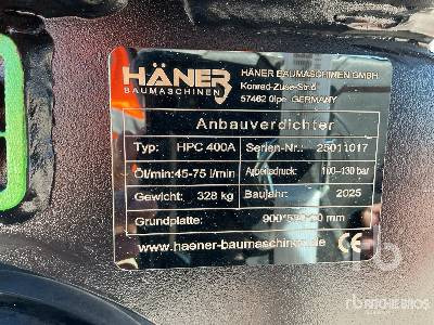 HAENER HPC400-A Hydraulic (Unused) - Vibro ploča: slika HAENER HPC400-A Hydraulic (Unused) - Vibro ploča HAENER HPC400-A Hydraulic (Unused) - Vibro ploča: slika HAENER HPC400-A Hydraulic (Unused) - Vibro ploča