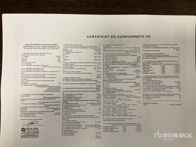 2019 Goupil G4M Electric Utility Vehicle - Namjenska/ Posebna vozila: slika 2019 Goupil G4M Electric Utility Vehicle - Namjenska/ Posebna vozila 2019 Goupil G4M Electric Utility Vehicle - Namjenska/ Posebna vozila: slika 2019 Goupil G4M Electric Utility Vehicle - Namjenska/ Posebna vozila