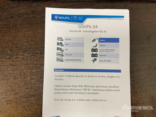 2019 Goupil G4M Electric Utility Vehicle - Namjenska/ Posebna vozila: slika 2019 Goupil G4M Electric Utility Vehicle - Namjenska/ Posebna vozila 2019 Goupil G4M Electric Utility Vehicle - Namjenska/ Posebna vozila: slika 2019 Goupil G4M Electric Utility Vehicle - Namjenska/ Posebna vozila