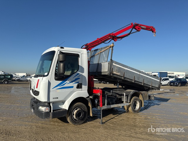 2010 Renault Midlum 220.08 1981 C.O.M.A. C330B on 4x2 Dump Truck with Crane - Kiper: slika 2010 Renault Midlum 220.08 1981 C.O.M.A. C330B on 4x2 Dump Truck with Crane - Kiper 2010 Renault Midlum 220.08 1981 C.O.M.A. C330B on 4x2 Dump Truck with Crane - Kiper: slika 2010 Renault Midlum 220.08 1981 C.O.M.A. C330B on 4x2 Dump Truck with Crane - Kiper