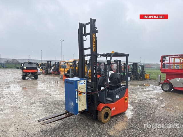 2012 Toyota 7FBEST15 1500 kg (Inoperable) Electric Forklift - Viličar: slika 2012 Toyota 7FBEST15 1500 kg (Inoperable) Electric Forklift - Viličar 2012 Toyota 7FBEST15 1500 kg (Inoperable) Electric Forklift - Viličar: slika 2012 Toyota 7FBEST15 1500 kg (Inoperable) Electric Forklift - Viličar