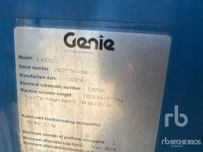 GENIE Z-45/25J - Zglobni krak: slika GENIE Z-45/25J - Zglobni krak GENIE Z-45/25J - Zglobni krak: slika GENIE Z-45/25J - Zglobni krak