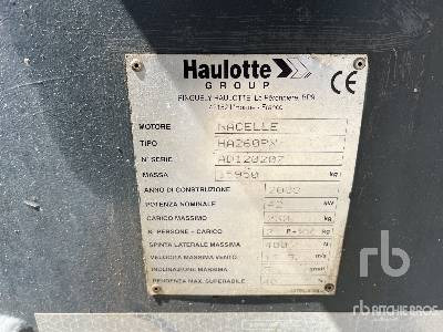 HAULOTTE HA260PX - Zglobni krak: slika HAULOTTE HA260PX - Zglobni krak HAULOTTE HA260PX - Zglobni krak: slika HAULOTTE HA260PX - Zglobni krak