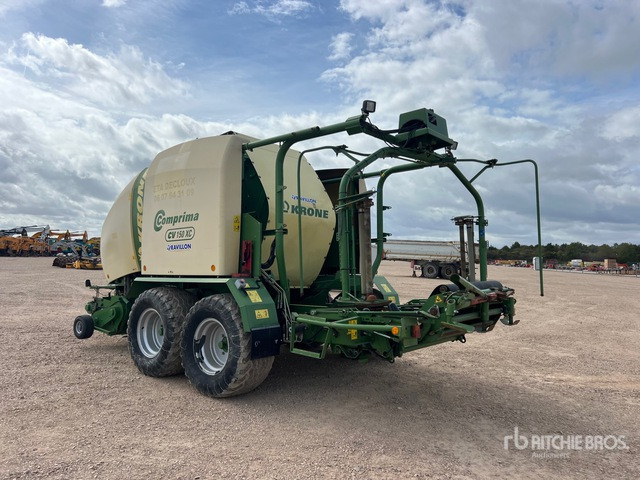2012 Krone Comprima CV150XC Presse Enrubanneuse 2 Essieux T/A Round Baler - Rolo balirka: slika 2012 Krone Comprima CV150XC Presse Enrubanneuse 2 Essieux T/A Round Baler - Rolo balirka 2012 Krone Comprima CV150XC Presse Enrubanneuse 2 Essieux T/A Round Baler - Rolo balirka: slika 2012 Krone Comprima CV150XC Presse Enrubanneuse 2 Essieux T/A Round Baler - Rolo balirka