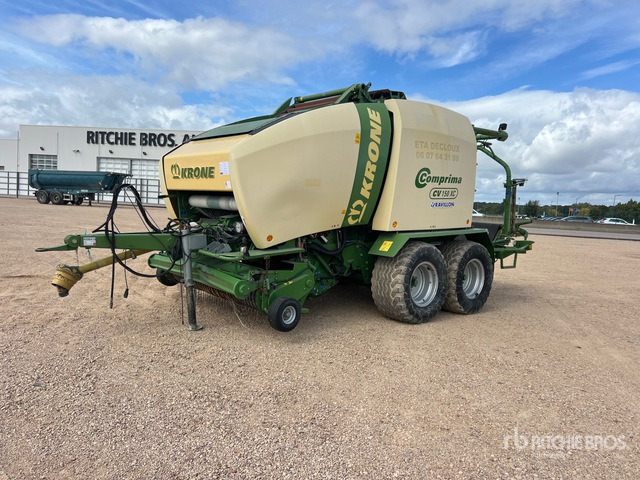 2012 Krone Comprima CV150XC Presse Enrubanneuse 2 Essieux T/A Round Baler - Rolo balirka: slika 2012 Krone Comprima CV150XC Presse Enrubanneuse 2 Essieux T/A Round Baler - Rolo balirka 2012 Krone Comprima CV150XC Presse Enrubanneuse 2 Essieux T/A Round Baler - Rolo balirka: slika 2012 Krone Comprima CV150XC Presse Enrubanneuse 2 Essieux T/A Round Baler - Rolo balirka
