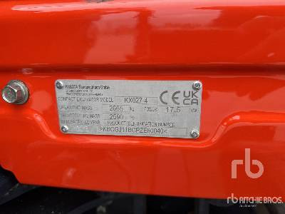 KUBOTA KX027-4 Mini Pelle - Mini bager: slika KUBOTA KX027-4 Mini Pelle - Mini bager KUBOTA KX027-4 Mini Pelle - Mini bager: slika KUBOTA KX027-4 Mini Pelle - Mini bager