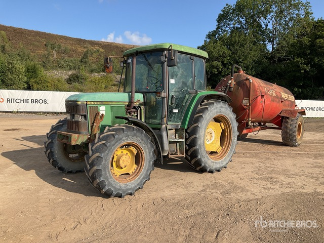 1997 John Deere 6400 Tractor & Water Tank Trailer. 4WD Tractor - Traktor: slika 1997 John Deere 6400 Tractor & Water Tank Trailer. 4WD Tractor - Traktor 1997 John Deere 6400 Tractor & Water Tank Trailer. 4WD Tractor - Traktor: slika 1997 John Deere 6400 Tractor & Water Tank Trailer. 4WD Tractor - Traktor