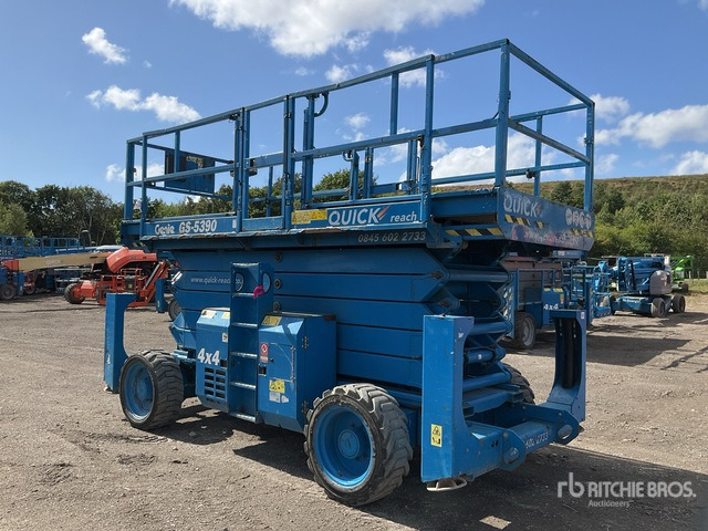 2016 Genie GS5390 4x4 Diesel Scissor Lift - Škarasta podizna platforma: slika 2016 Genie GS5390 4x4 Diesel Scissor Lift - Škarasta podizna platforma 2016 Genie GS5390 4x4 Diesel Scissor Lift - Škarasta podizna platforma: slika 2016 Genie GS5390 4x4 Diesel Scissor Lift - Škarasta podizna platforma
