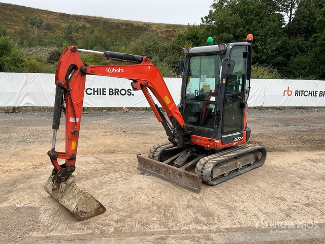 2016 Kubota U27-4 Mini Excavator: <6.6t - Mini bager: slika 2016 Kubota U27-4 Mini Excavator: <6.6t - Mini bager 2016 Kubota U27-4 Mini Excavator: <6.6t - Mini bager: slika 2016 Kubota U27-4 Mini Excavator: <6.6t - Mini bager